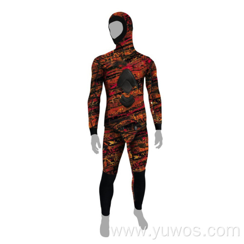 Lycra Two-Piece Camouflage Scuba Diving hunting wetsuits